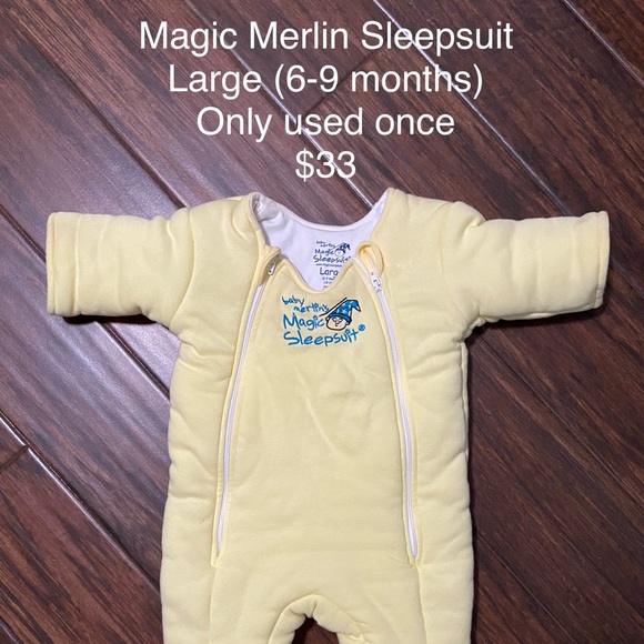 Like new (used once) Magic Merlin Baby sleep suit - Picture 1 of 2